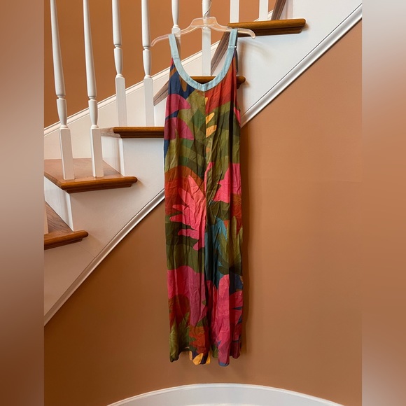 Farm Rio NWT Carioca “Winter” Overalls; Sz Med; top rated & sold out @anthro - Picture 11 of 11